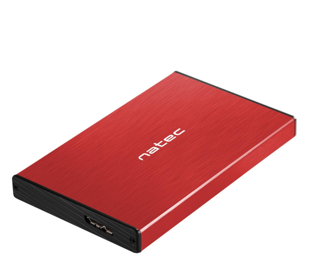 NATEC RHINO GO SATA 2.5" USB 3.0 Czerwona NKZ-1279 - 682348 - zdjęcie